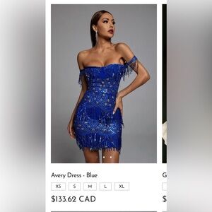 Gorgeous brand new blue dress